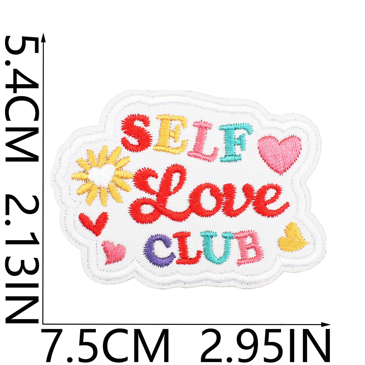 Wholesale Peace Self Love Embroidery Decorative Embroidery Patch FS